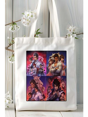 Tekken Oyun Baskılı Omuz Çanta Kişiye Özel Model 3