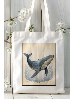 Balık Baskılı Omuz Çanta Kişiye Özel Model 24