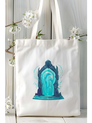 Portal Oyun Baskılı Omuz Çanta Model 1