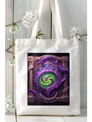 Hearthstone Oyun Baskılı Omuz Çanta Kişiye Özel Model 9