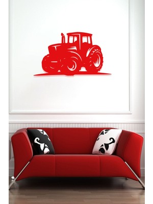 Kırmızı Ahşap Tablo, Mdf Lazer Kesim, 3mm, Duvar Dekorasyon Süsü, Kendinden Yapışkanlı