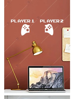 Ahşap Duvar Dekoru, Oyun Temalı Süslü Yazı, Oyuncu Için Şık ve Doğal Tasarım