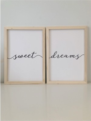 Rüya Gibi Yatak Odası Ahşap Çerçeve Seti, Çok Renkli ve Şık Tasarım