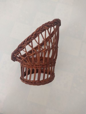 El Örgüsü Hasır Sepet Haki Çok Amaçlı ve Şık Tasarım