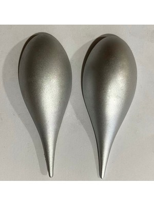 Şık Gümüş Damla Desenli Duvar Kağıdı, Dekoratif ve Zarif Tasarım