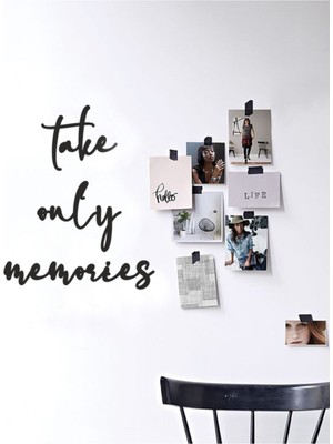 Siyah Duvar Yazısı, Anılarınızı Güçlendiren Şık Dekorasyon Parçası