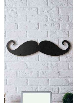 Bıyık Figürlü 3D Mdf Tablo, Şık ve Modern Duvar Sanatı, Eviniz ve Ofisiniz Için Ideal