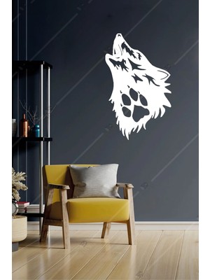 Kurt Temalı Ahşap Duvar Dekorasyonu, Şık ve Doğal Tasarım, Evinizde Özgün Dokunuş