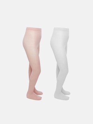 Lc Waikiki Yeni Sezon Basic Kiz Cocuk Ince Kulotlu Corap 2'li - S5M568Z4