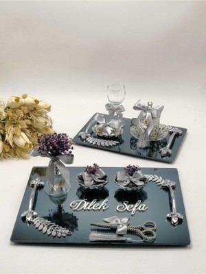 Şık 2'li Söz ve Damat Tepsisi, Nişan ve Kahve Organizasyonu Için Ideal