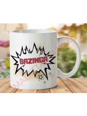 Bazinga Comic Iki Tarafı Baskılı Kupa Bardak