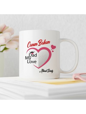 Babalar Günü 50 Canım Babam Dad My Love Kupa Bardak