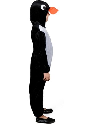 Çocuklar Için Sevimli Penguen Kostümü, Beyaz, Eğlenceli ve Rahat Giyim Seçeneği