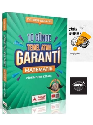 Paraf Z Takımı 10 Günde Temel Atma Matematik GARANTİ+ZİHİNDENEME-KR466