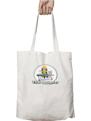 The Designer Iki Tarafı Kalıcı Baskılı Yıkanabilir Çanta