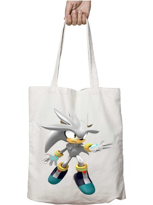 Sonic-The-Hedgehog-Png-6 Iki Tarafı Kalıcı Baskılı Yıkanabilir Okul Plaj Omuz Bez Çantası