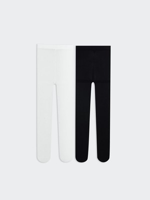 Lc Waikiki Yeni Sezon Basic Kiz Bebek Kulotlu Corap 2'li - S58573Z1