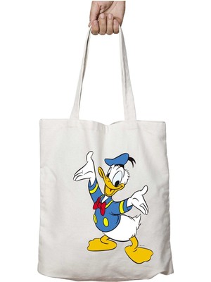Donald Duck Png File Iki Taraf Kalıcı Yıkanabilir Okul Plaj Omuz Bez Çanta
