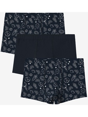 Lc Waikiki Yeni Sezon Baskili Erkek Cocuk Boxer 3'lu - S5FP02Z4