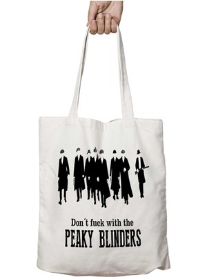 Peaky Blinders 2 Replik Iki Tarafı Kalıcı Baskılı Yıkanabilir Çanta