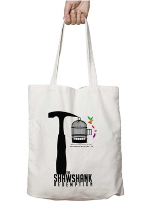 Esaretin Bedeli Iki Taraf Kalıcı Yıkanabilir Okul Plaj Omuz Bez Çanta