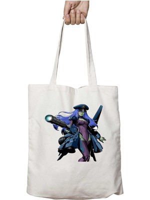 Metalslug.. Iki Tarafı Kalıcı Baskılı Yıkanabilir Okul Plaj Omuz Bez Çantası