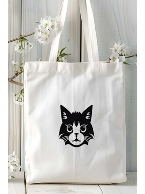 Bombay Kedisi Kedi Kişiye Özel Baskılı Omuz Çanta Desen 7