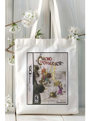 Chrono Trigger Oyun Baskılı Omuz Çanta Kişiye Özel Model 1