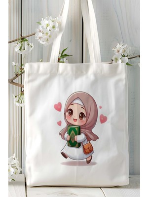 Müslüman Islam Baskılı Omuz Çanta Kişiye Özel Model 1