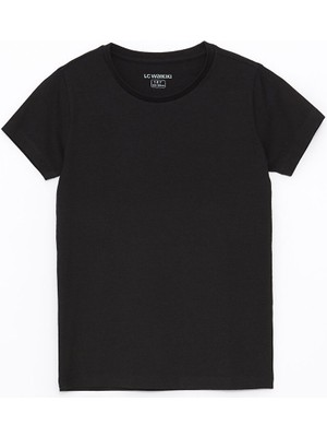 Lc Waikiki Yeni Sezon Bisiklet Yaka Kisa Kollu Erkek Cocuk Fanila - S40442Z4