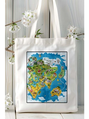 Mini World Mobil Oyun Baskılı Omuz Çanta Çift Tafaflı Baskı Kişiye Özel 7