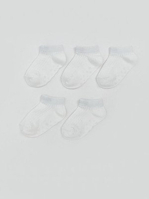 Lc Waikiki Yeni Sezon Basic Erkek Bebek Patik Corap 5'li - S5HO77Z1