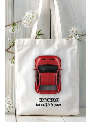 Kaportacı Baskılı Bez Omuz Çantası Kişiye Özel Model 8
