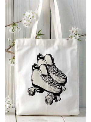 Paten Baskılı Bez Çanta Kişiye Özel Model 2