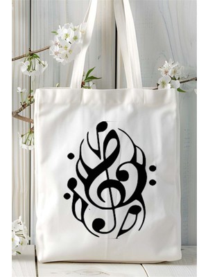 Ilahi Baskılı Bez Çanta Kişiye Özel Model 1