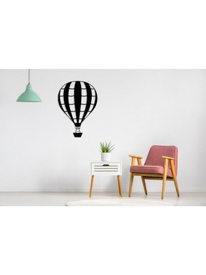 Modern Uçan Balon Duvar Süsü 50X35CM, Şık ve Dekoratif Tasarım