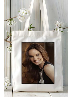 Sarah Wayne Baskılı Bez Çanta Omuz Çantası Kişiye Özel Desen 3