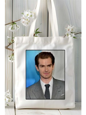 Andrew Garfield Baskılı Bez Çanta Omuz Çantası Kişiye Özel Desen 4