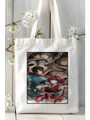 Akatsuki No Yona Baskılı Bez Omuz Çantası Kişiye Özel Model 1