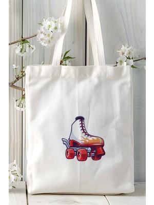 Paten Baskılı Bez Çanta Kişiye Özel Model 4