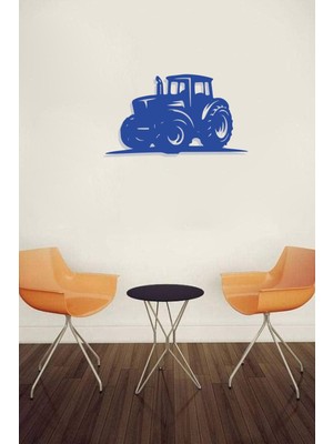 Mavi Ahşap Tablo 3mm Mdf Lazer Kesim Duvar Dekorasyonu Kendinden Yapışkan