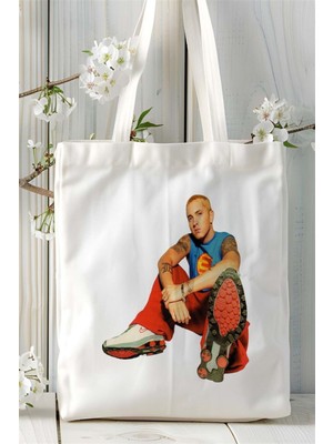 Eminem Baskılı Bez Çanta Kişiye Özel Model 4