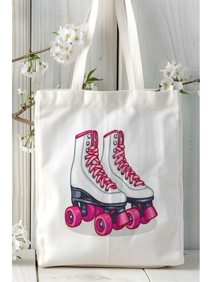 Paten Baskılı Bez Çanta Kişiye Özel Model 5