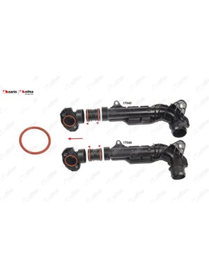 Turbo Borusu Contasi Plastik Boru Hariç 208 2008 I Ii Partner C-Elysee Doblo Connect Corsa 1.5 D 17> 9810958280/ KV6Q9F764AA/ 2261066/ 9810958280/ 3647602/ SU001A7868 Nifea
