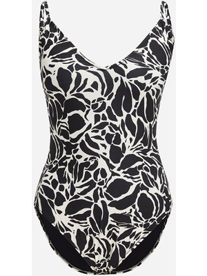 Lc Waikiki Yeni Sezon V Yaka Desenli Kadin Mayo - S59719Z8