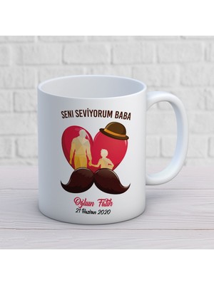 Babalar Günü 99.seni Seviyorum Baba Kupa Bardak