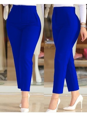 La Mode Istanbul Kadın Çima Detay Ithal Krep Pantolon