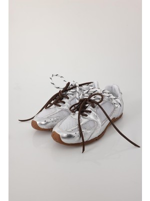 Gümüş Fileli Sneaker 24301