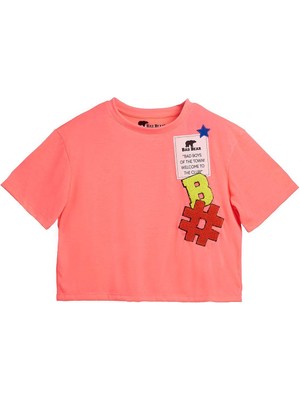 Bad Bear Lily Pembe Kız Çocuk Tişört