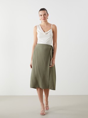 Lc Waikiki Yeni Sezon Beli Lastikli Kadin Etek - S5KK97Z8